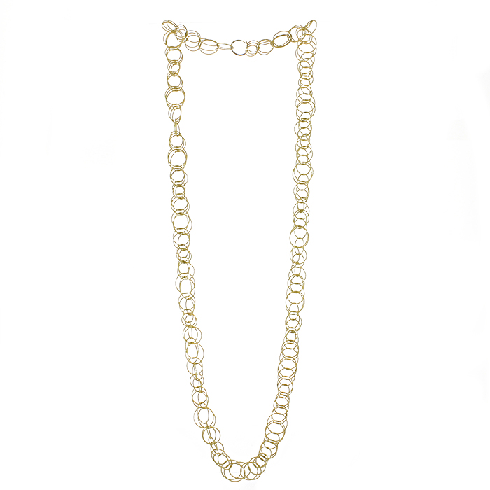 Collana lunga Buccellati Hawai in oro giallo - Detail D2