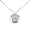 Collana De Beers Talisman in oro bianco,  diamanti e diamante grezzo - 00pp thumbnail