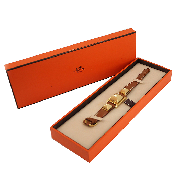 Reloj Hermes Médor - Wristwatch de oro chapado Ref :  ME1.201 Circa 2000