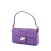 Fendi handbag in purple monogram leather - 00pp thumbnail