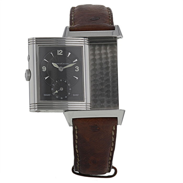 Reloj Jaeger Lecoultre Reverso-Duoface de acero Ref :  270854 Circa  2010 - Detail D2