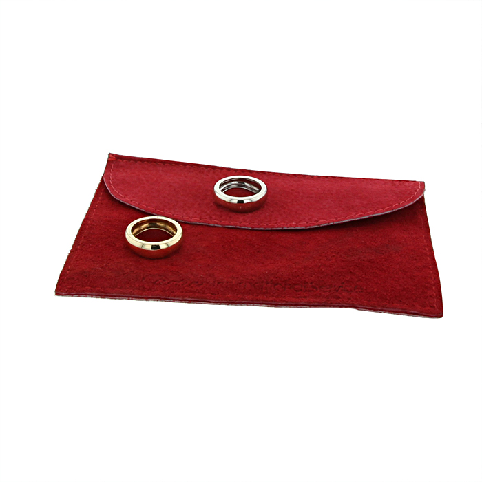 Coppia di fedi Cartier in oro bianco e oro giallo - Detail D3