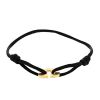 Cartier Coeur et Symbole bracelet in yellow gold and waxed cotton - 00pp thumbnail