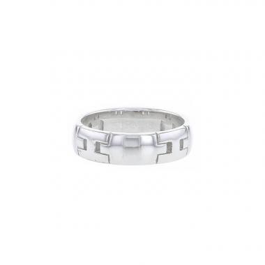 Anello Hermes Hercules in oro bianco