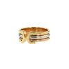 Cartier C De Cartier open small model ring in white gold,  yellow gold and pink gold - 00pp thumbnail