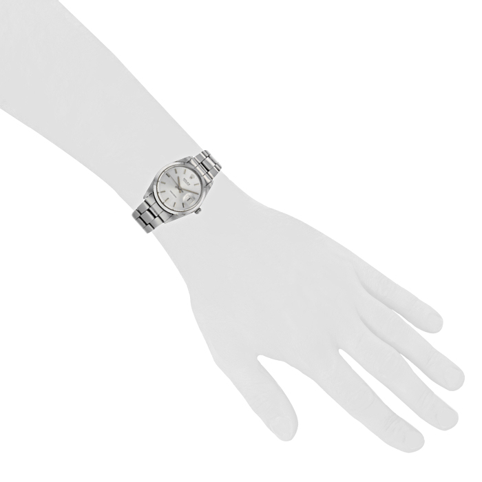 Rolex Oyster Date watch in stainless steel Ref: 6694 Circa 1972 - Detail D1