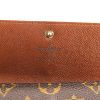 Billetera Louis Vuitton Sarah en lona Monogram y cuero marrón - Detail D3 thumbnail