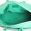 Saint Laurent Duffle handbag in green leather - Detail D2 thumbnail