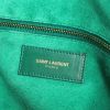 Saint Laurent Duffle handbag in green leather - Detail D3 thumbnail