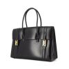 Hermes Drag handbag in black box leather - 00pp thumbnail