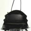 Hermes Drag handbag in black box leather - Detail D2 thumbnail
