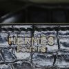 Hermes Kelly 32 cm handbag in black crocodile - Detail D4 thumbnail