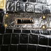 Hermes Kelly 32 cm handbag in black crocodile - Detail D5 thumbnail