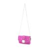 Bolso de mano Dior Dior New Lock en cuero acolchado rosa y charol blanco - 00pp thumbnail