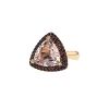 Mauboussin Peace Color ring in pink gold and tourmaline and in quartz - 00pp thumbnail
