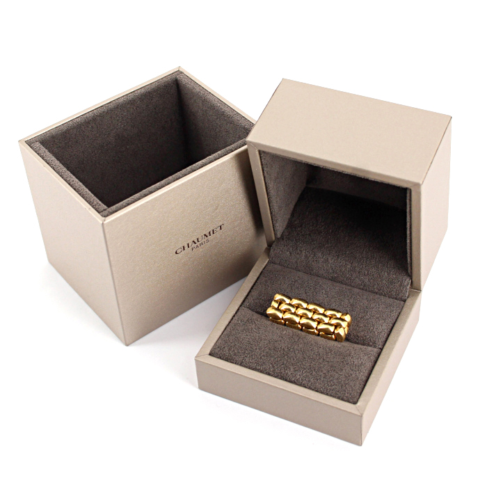 Bague souple Chaumet Khesis en or jaune - Detail D2