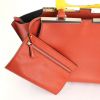 Fendi 3 Jours handbag in brick red leather - Detail D2 thumbnail