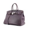 Hermes Birkin 35 cm handbag in purple togo leather - 00pp thumbnail