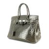 Grey Rare Hermès Birkin 25cm handbag