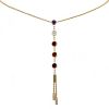 Chaumet Amour necklace in yellow gold and colored stones - 00pp thumbnail