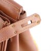 Hermes Birkin 35 cm handbag in vibrato leather and brown box leather - Detail D4 thumbnail