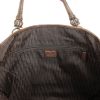 Dior Plissé handbag in brown leather - Detail D3 thumbnail