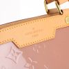 Louis Vuitton handbag in pink monogram patent leather and natural leather - Detail D4 thumbnail