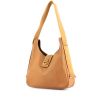 Hermes Tsako handbag in gold epsom leather - 00pp thumbnail