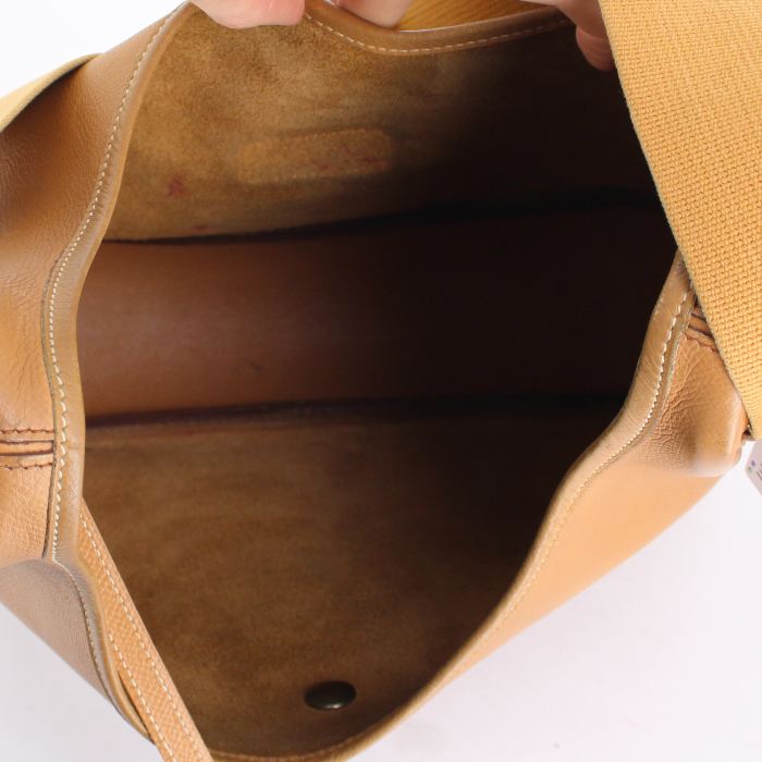 Borsa Tsako in pelle Epsom gold - Detail D2