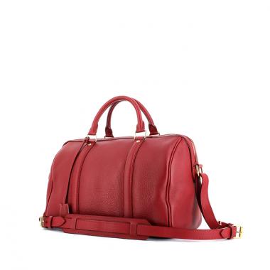 Bolso de mano Louis Vuitton Sofia Coppola en cuero granulado rojo