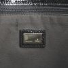 Shopping bag Fendi in paillettes color crema e nere righe e pelle verniciata nera - Detail D3 thumbnail