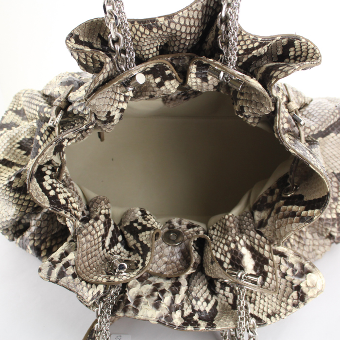 Dior Le 30 handbag in python - Detail D2