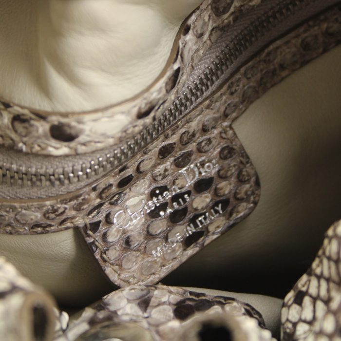 Dior Le 30 handbag in python - Detail D3
