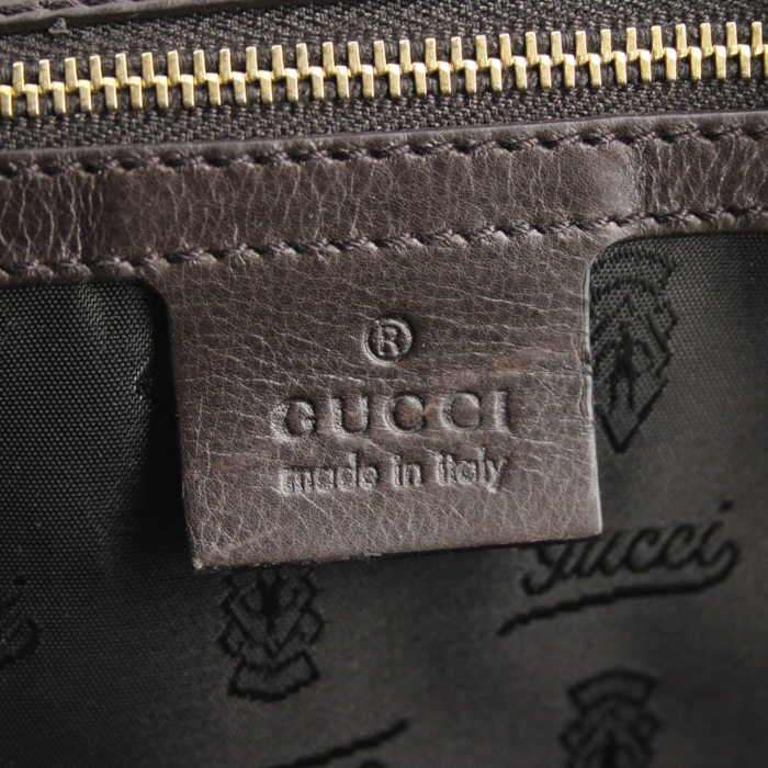 Gucci pouch in brown snake - Detail D3