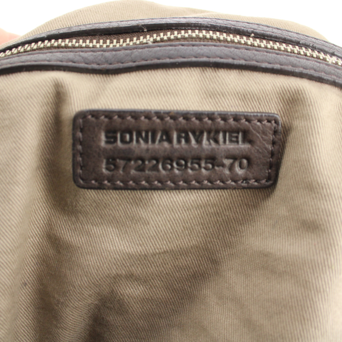 Borsa in pelle marrone - Detail D3