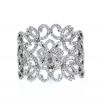Messika Eden large model ring in white gold and diamonds - 360 thumbnail