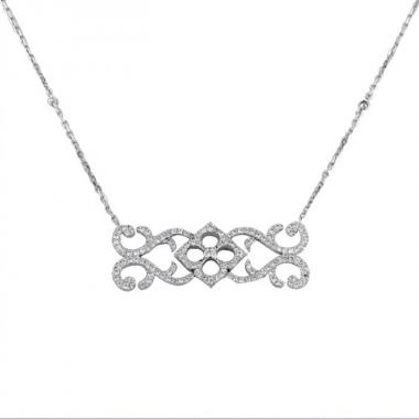 Collana Messika Etiquette Eden in oro bianco e diamanti
