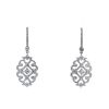 Messika Sultane articulated earrings in white gold and diamonds - 00pp thumbnail