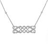 Messika Etiquette Eden necklace in white gold and diamonds - 00pp thumbnail