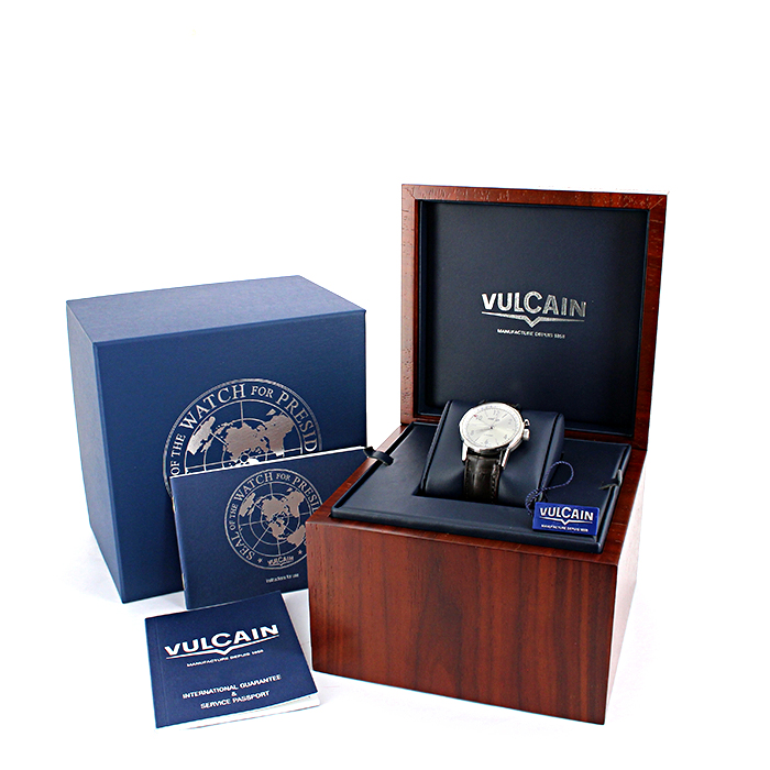 Vulcain Cricket watch in stainless steel Ref:  100101.001 Circa  2014