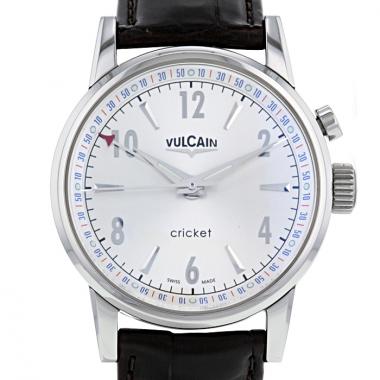 Montre Vulcain Cricket en acier Ref :  100101.001 Vers  2014