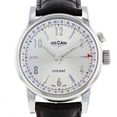 Reloj Vulcain Cricket de acero Ref :  100101.001 Circa  2014