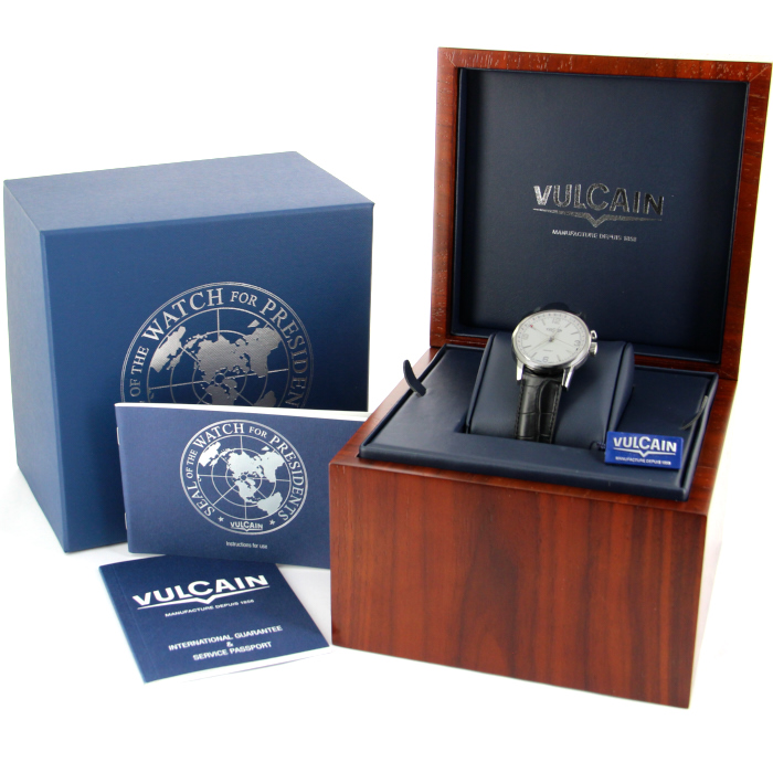 Montre Vulcain Cricket en acier Vers  2015