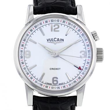 Reloj Vulcain Cricket de acero Ref :  100101.076 Circa  2010