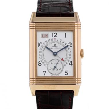Orologio Jaeger Lecoultre Reverso Calendrier in oro rosa Ref :  270236 Circa  2000