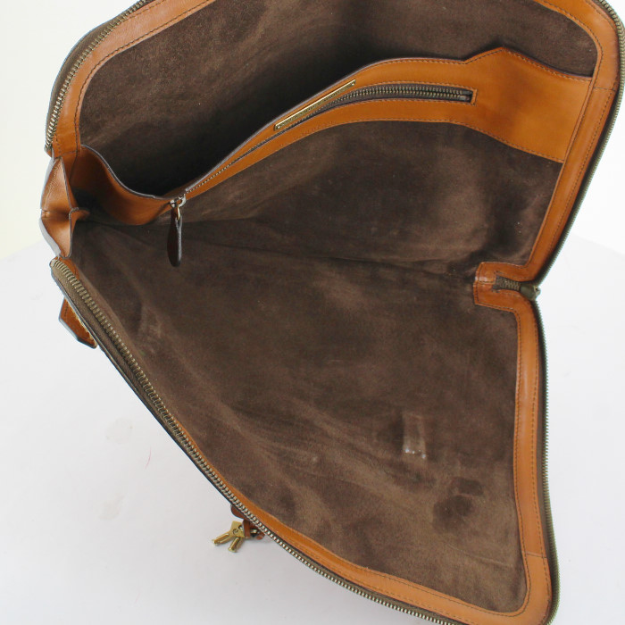 Porte-documents en cuir gold - Detail D2