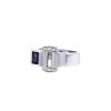 Piaget Protocole ring in white gold,  diamonds and amethyst - 00pp thumbnail