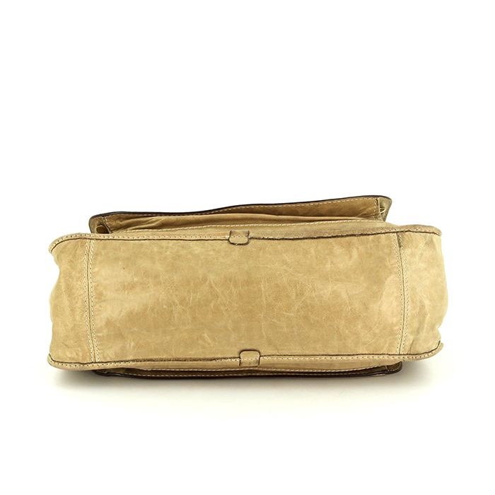 Sac à main Chloé en cuir beige-sable - Detail D4