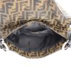 Fendi handbag in monogram canvas and black leather - Detail D2 thumbnail