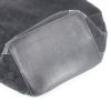 Shopping bag in tela monogram nera e pelle nera - Detail D4 thumbnail